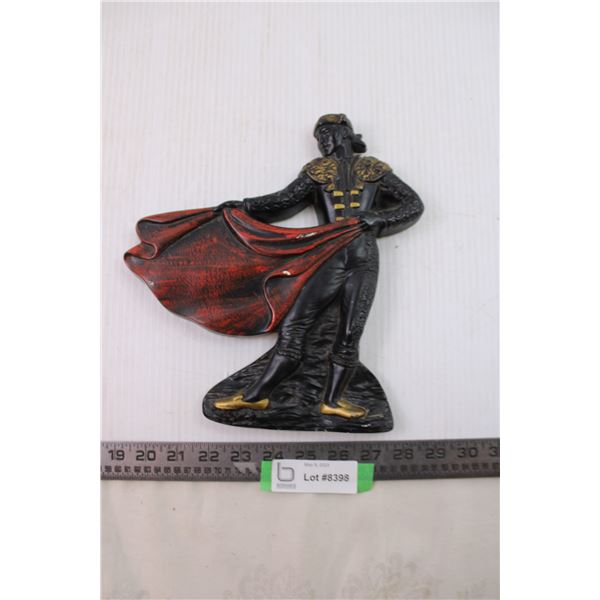 Bull fighter ceramic