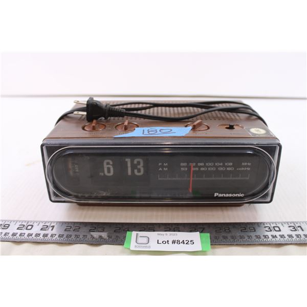 Panasonic flip time clock radio