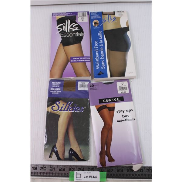 Lot of new old stock pantyhose OSFM