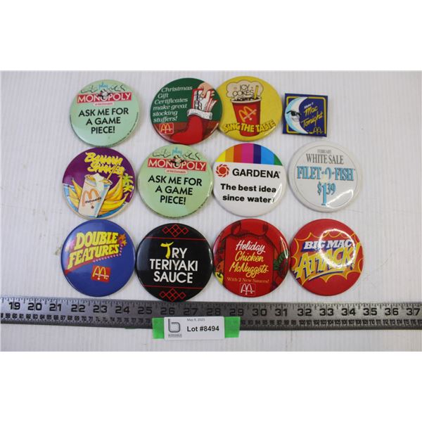 Vintage Mcdonald's pins