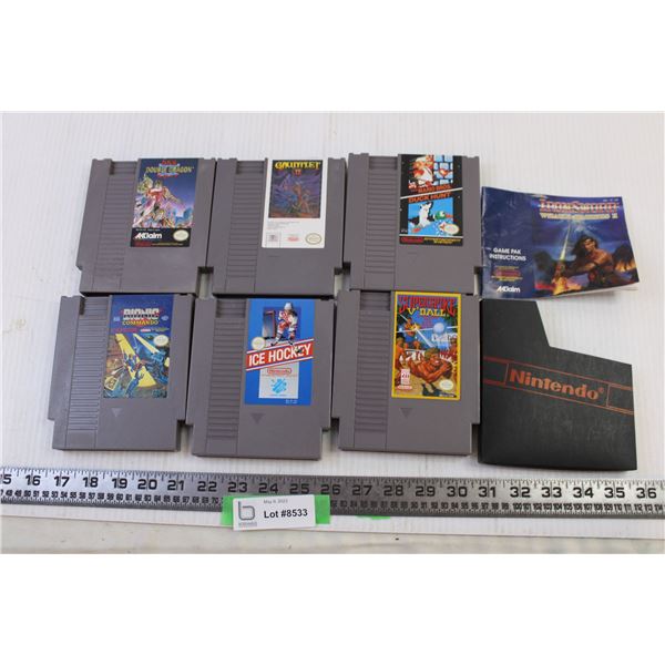 (6) Nintendo NES Games