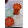 Image 4 : Salad Spinner and Various Tupperware containers