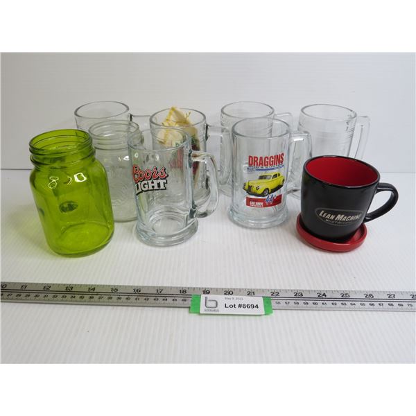 Assorted Glasses & Cup w/Saucer