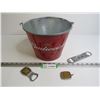 Image 1 : Budweiser Bucket - Key Chain & Bottle Openers