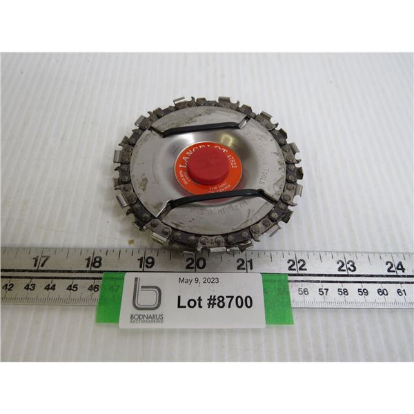 Round Chainsaw Blade for Side Grinder (7/8" center)