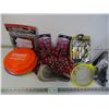 Image 1 : (5) Frisbees,(2) Pompoms, Bike Cover, Poncho ,Bike Seat, Zapper, Clamps
