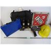 Image 1 : (2) Jack Stands, Caulking Gun, Hardhat, and Misc. Items