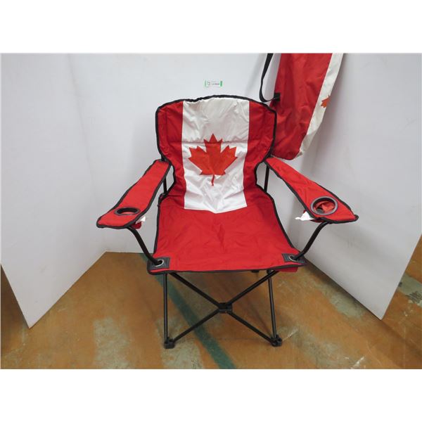 *Canada Lawn Chair w/Cup Holders