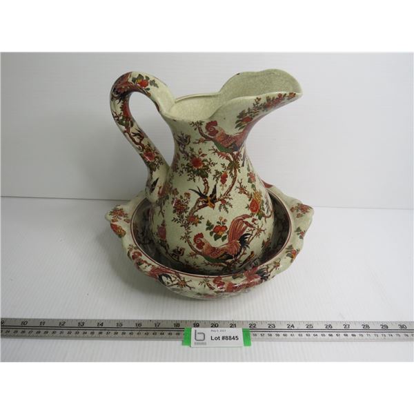 Wash Basin & Water Pitcher (Made in China)