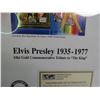 Image 4 : Elvis Presley 24kt Gold Commemorative Air Mail Stamp