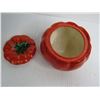 Image 6 : Tomato Salt & Pepper (Occupied Japan) - Lidded Bowl (Occupied Japan) - Tomato Dish on Plate (no mark