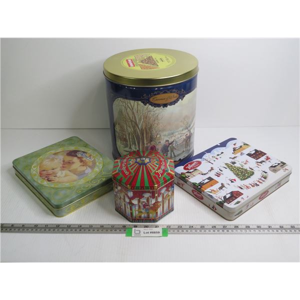 (4) Collectable Tins