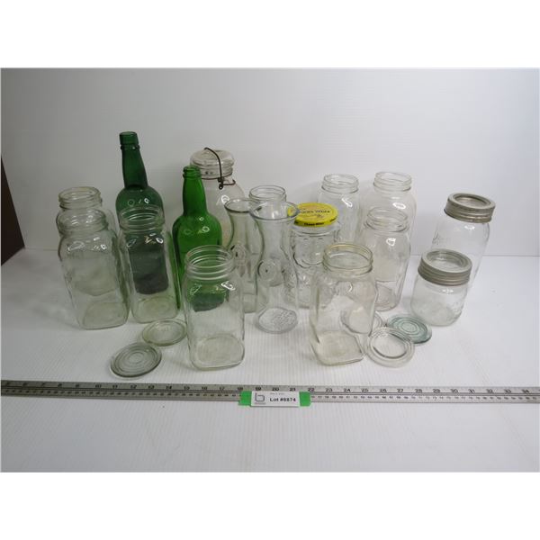 Assortment of Sealer Jars & Bottles