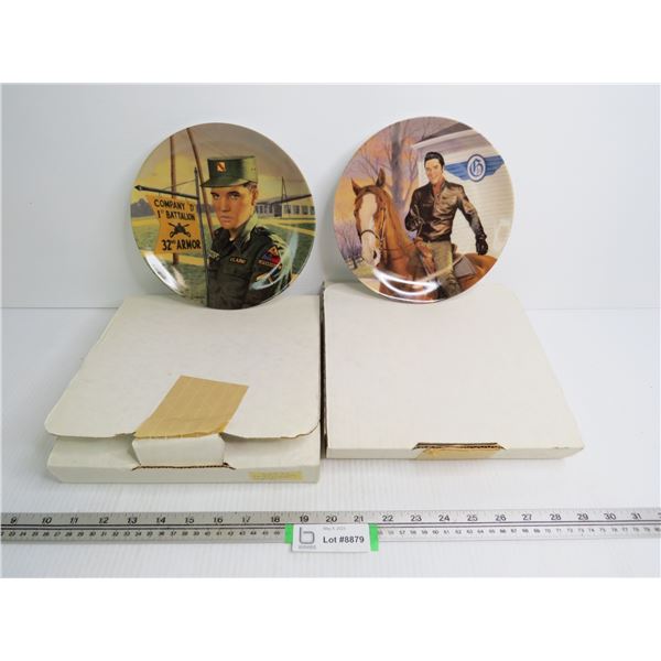 (2) Elvis Presley Collectable Plates