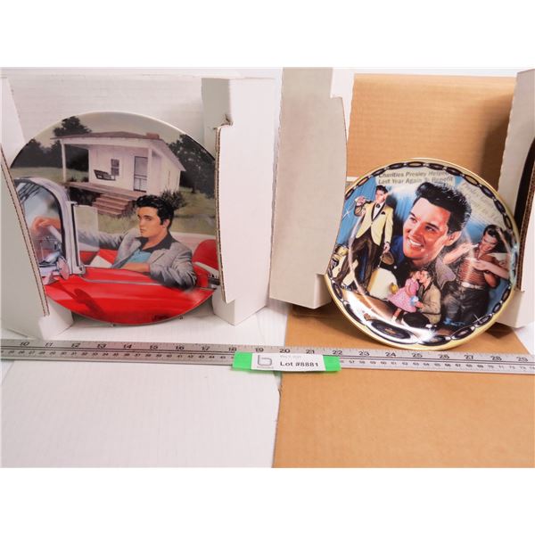 (2) Elvis Presley Collectable Plates (one is musical)