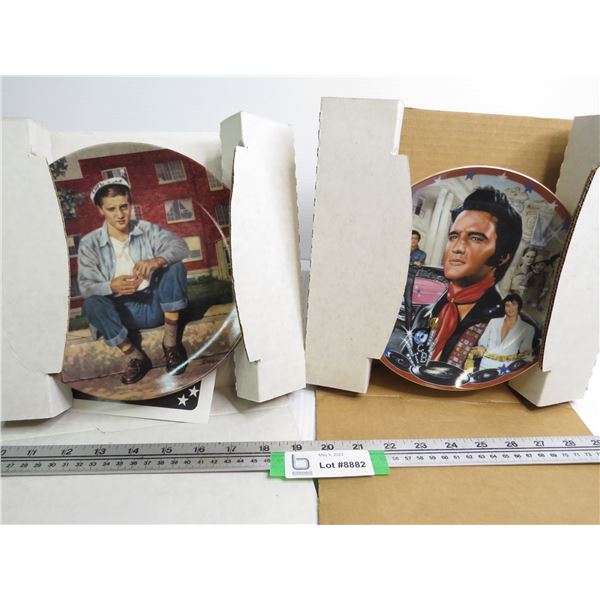 (2) Elvis Presley Collectable Plates (one is musical)