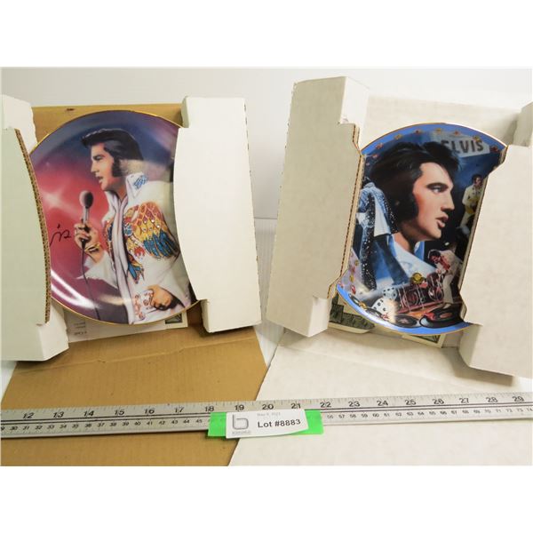 (2) Elvis Presley Collectable Plates (one is musical)