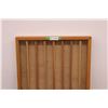 Image 2 : *Wooden Glass Front Showcase - 36 1/2" x 11 3/8", 2" Shelves, Back Comes Off