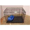 Image 1 : *Collapsible Metal Pet Crate - 30" x 19" x 21"