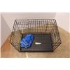 Image 2 : *Collapsible Metal Pet Crate - 30" x 19" x 21"