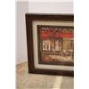Image 2 : *Framed Art of a Town - 42" x 18"