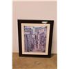 Image 1 : *Framed Art of a Village - 28" x 24"
