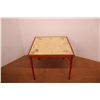 Image 1 : *Vintage Folding Metal Kids Table - 24" x 24" x 21"