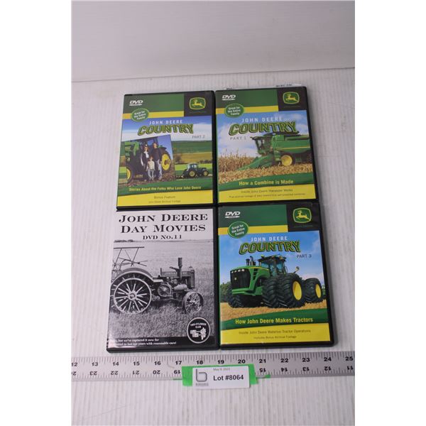 (4) John Deere DVDs