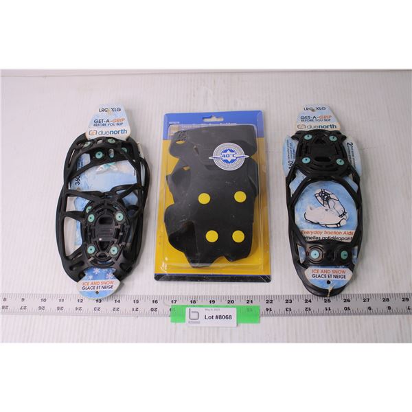 (3) Pairs of Non Slip Shoe Wear - Large to XL (NIB)