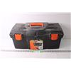 Image 1 : Black and Decker Tool Box with Assorted Tools