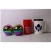 Image 4 : Lot of Assorted Items - Plastic Hockey Mug, Decorations