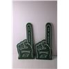 Image 2 : Saskatchewan Roughriders Foam Fingers and Ball Cap