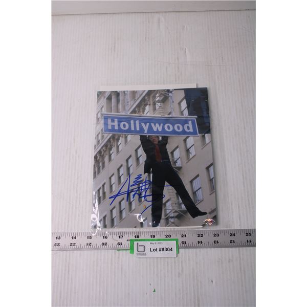 Signed Jackie Chan Photo