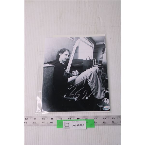 Signed Mark Knopfler Photo