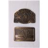 Image 2 : (3) Metal Belt Buckles - Captain Morgan, Yukon