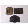 Image 4 : (3) Metal Belt Buckles - Captain Morgan, Yukon