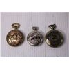 Image 2 : (3) Pocket Watches and Watch Clip