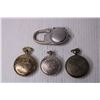 Image 3 : (3) Pocket Watches and Watch Clip