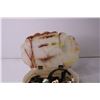 Image 4 : Stone Shell Jewelry Box with Misc. Jewelry