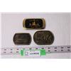 Image 1 : (3) Metal Belt Buckles - Co op