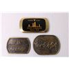 Image 2 : (3) Metal Belt Buckles - Co op