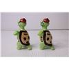Image 3 : Turtle Salt and Pepper Shakers (Missing Plugs on Bottom)