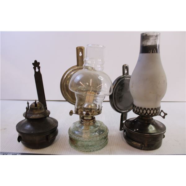 (3) Kerosene Lamps