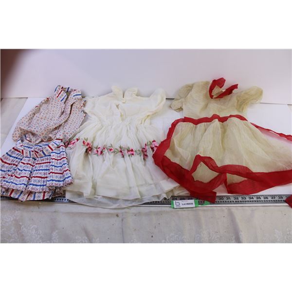 (3) Vintage Dresses for Girls (Size 3? )