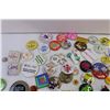 Image 10 : Fish bowl with Miscellaneous button, pins, magnets