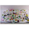 Image 1 : Fish bowl with Miscellaneous button, pins, magnets