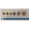 Image 2 : 1969 CANADA 6 COIN YEAR SET IN HOLDER