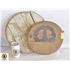Image 1 : VINTAGE WOODEN KEG LIDS