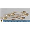 Image 1 : HALLMARKED TEA SPOONS 66 GRAMS