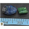 Image 1 : #53-GENUINE EMERALD & SAPPHIRE  GEMSTONE 72.45 CT